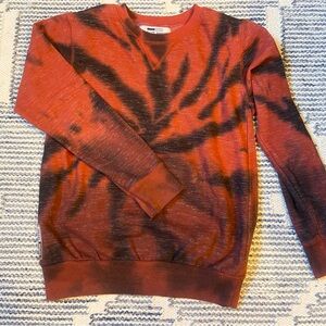 Vintage Havana Kid’s Large (8-12) Tie-Dye Sweatshirt w Embroidered Skull
